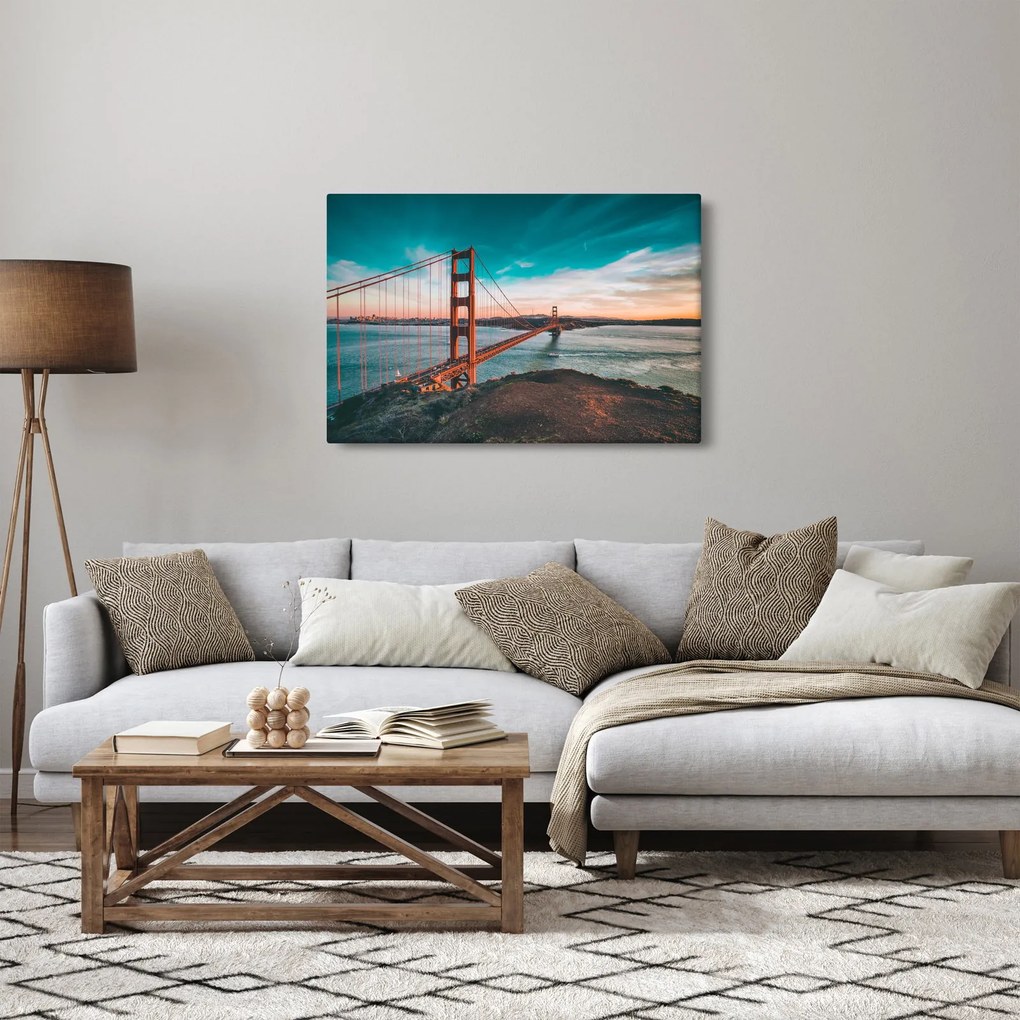 Tablou - Golden Gate, San Francisco (90x60 cm)