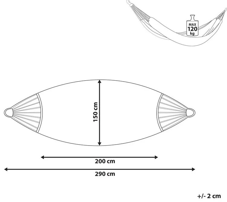 Plasă balansoar Remmingtion (bej) . 1075594