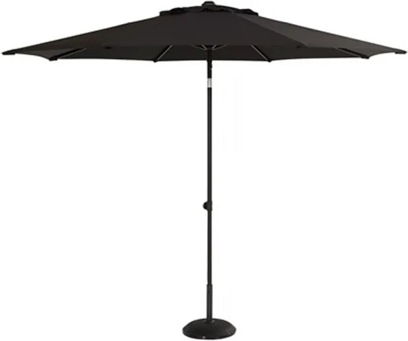 Umbrelă de soare Hartman, ø 300 cm, negru