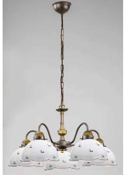 Lustră pe lanț NONNA 5xE27/75W/230V Kolarz 731.85.70