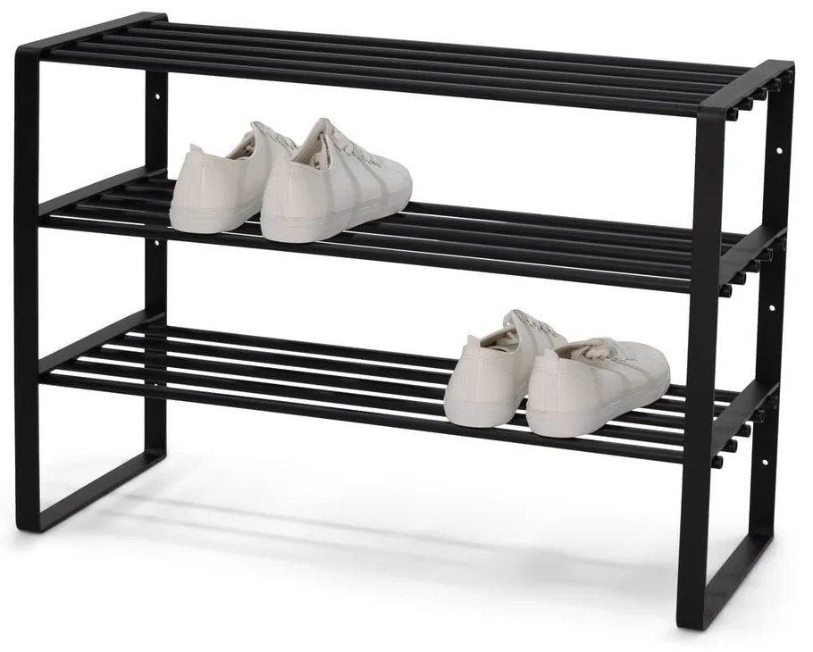 Pantofar negru din metal 70x48,5x29 cm Rex – Spinder Design