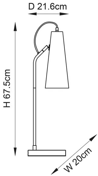 Endon KARNA 107527 - Lampă de masă 1xE27/10W/230V, alamă