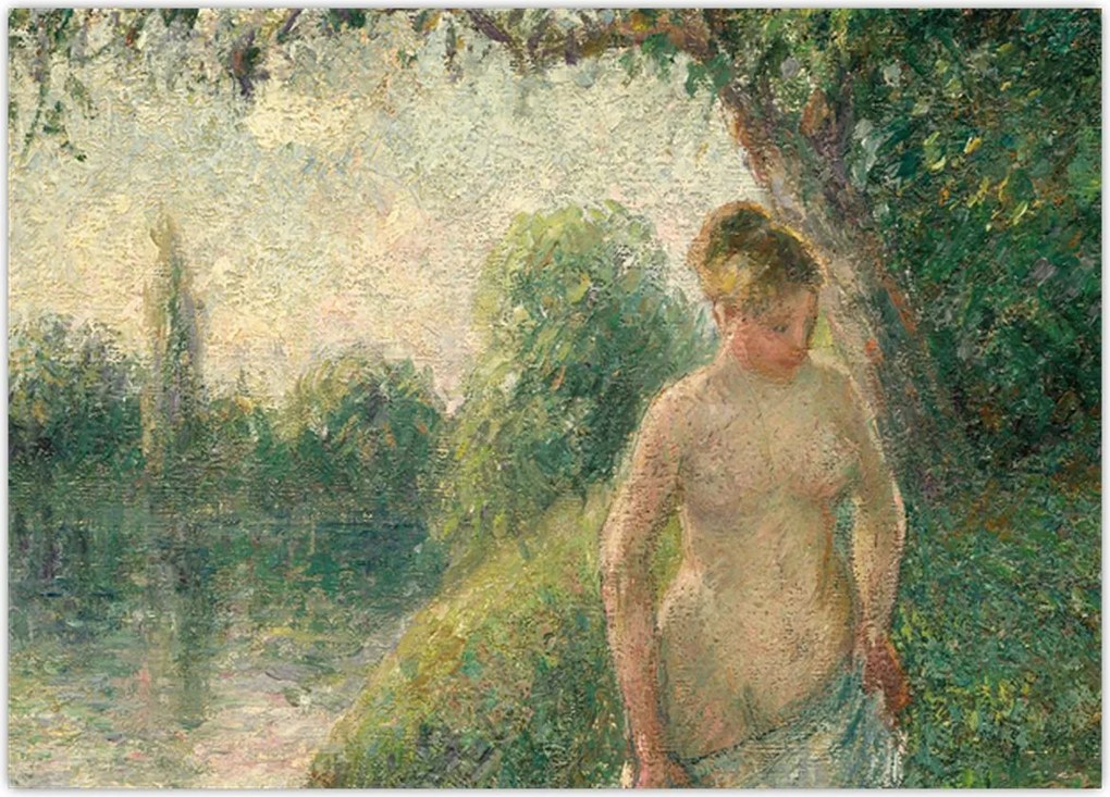Tablou - Camille Pissarro, The Bather, reproducere (70x50 cm)