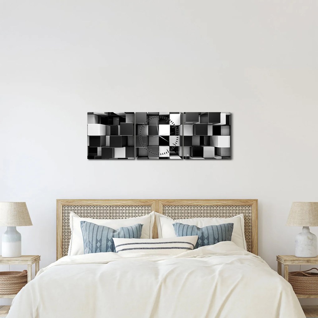 Tablou - Zaruri (cu ceas) (90x30 cm)