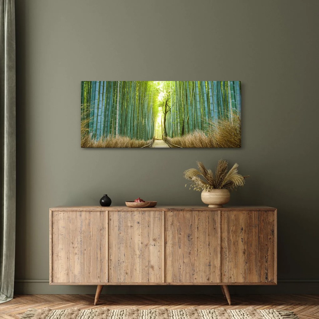 Tablou - Pădure de bambus (120x50 cm)