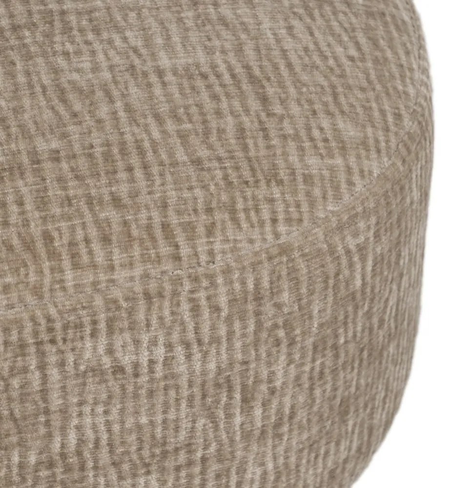 Fotoliu bej cu tapițerie din chenille – Ixia