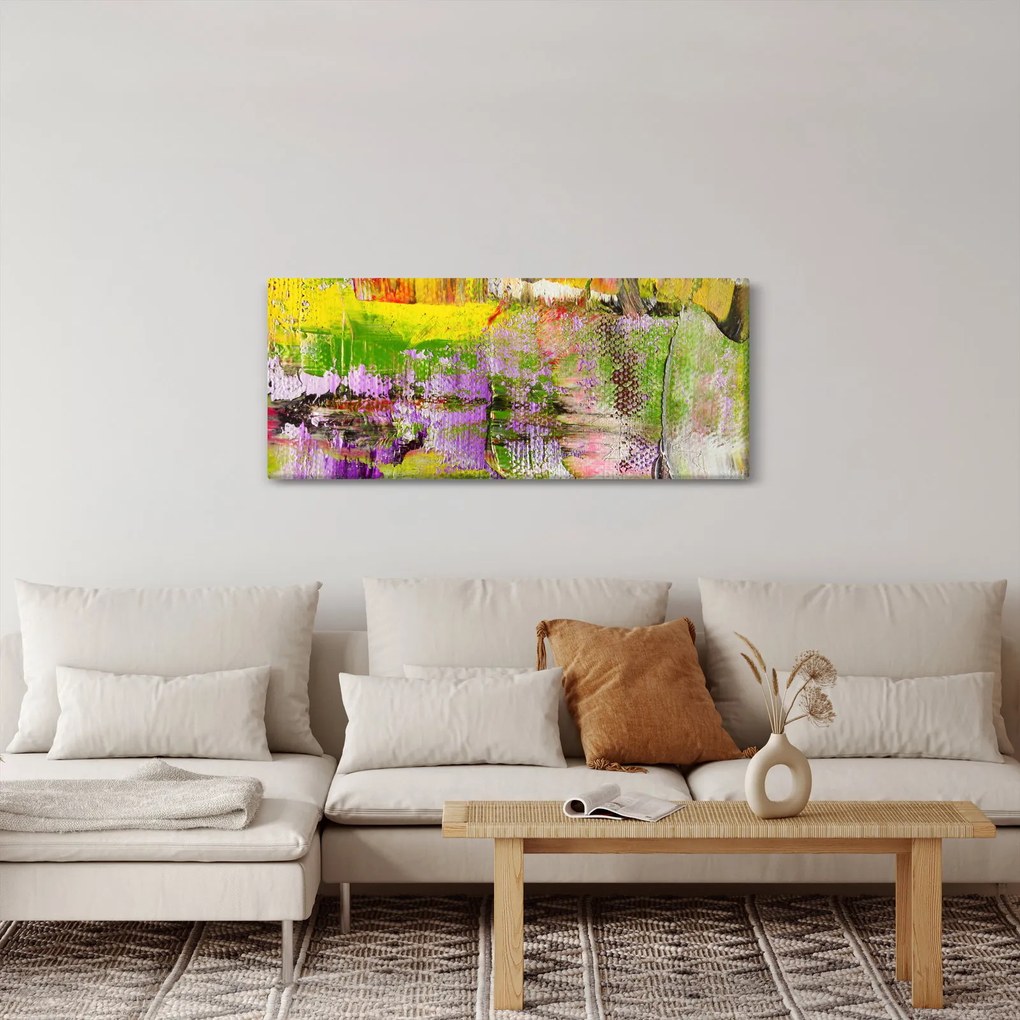 Tablou cu abstracție - pictura (120x50 cm)