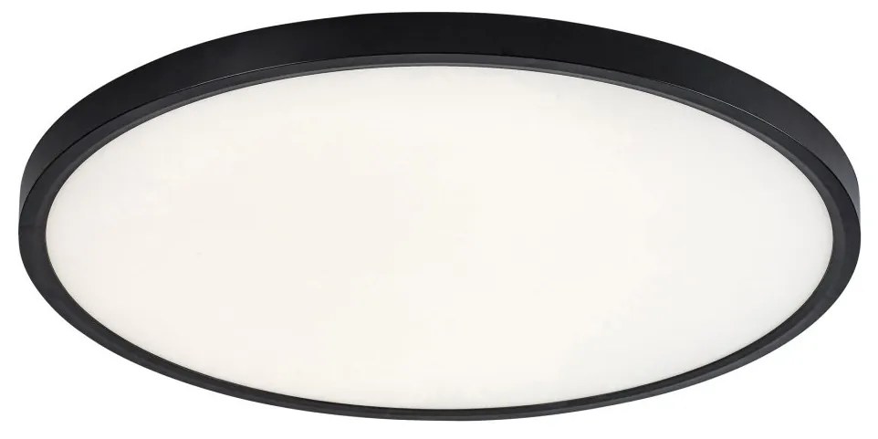 Plafoniera LED slim 50cm Paulos negru/alb