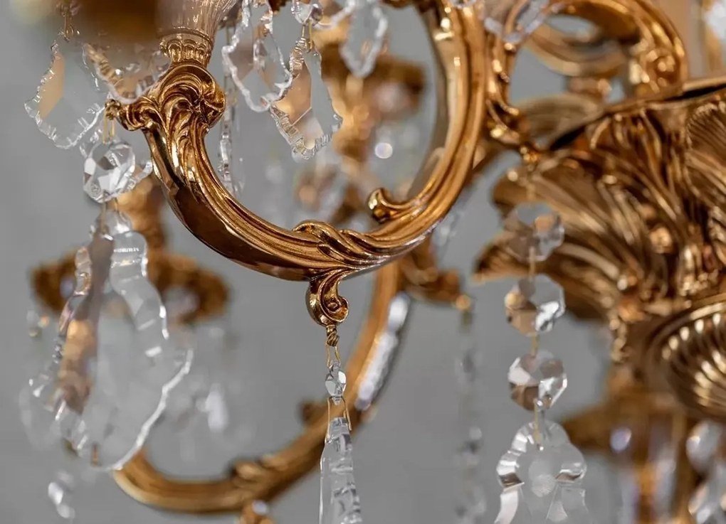 Candelabru 12 brate LUX cu cristale Scholer, Jolie