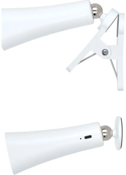 Retlux - Lampă LED reîncărcabilă, reglabilă 3-în-1, LED/3W/5V, 1200 mAh, alb