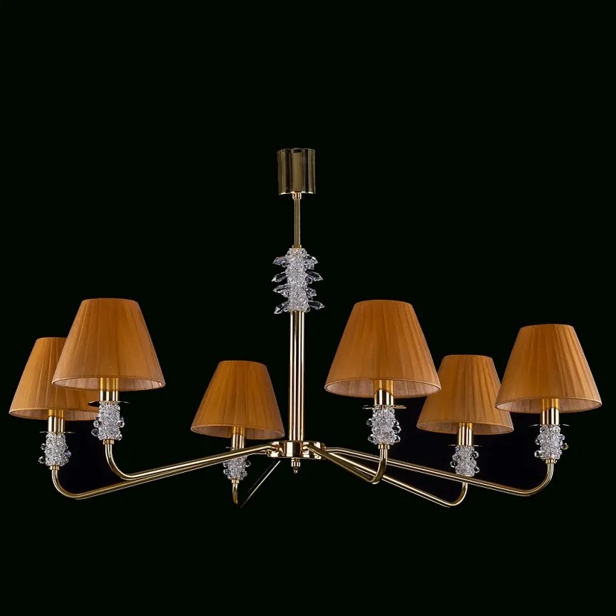 Candelabru 5 brate LUX design modern, Cristal Bohemia Exclusive TRINITY 02-CH