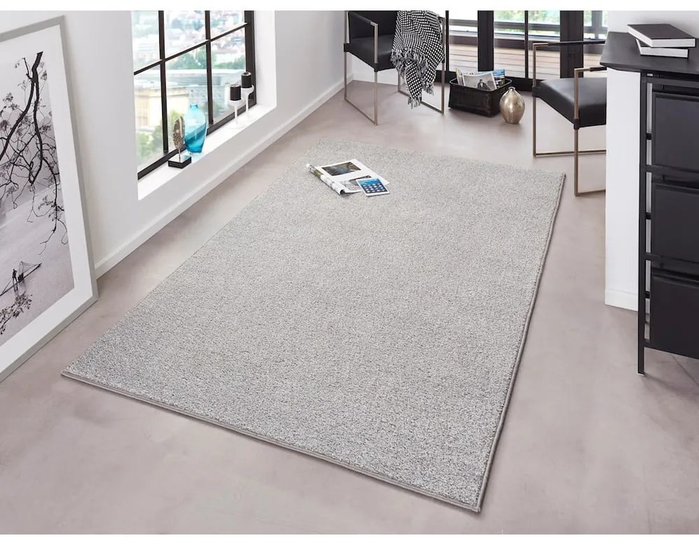 Covor Hanse Home Pure, 140x200 cm, gri deschis