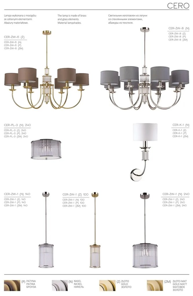 Pendul, Lustra eleganta design modern Cero, 10cm