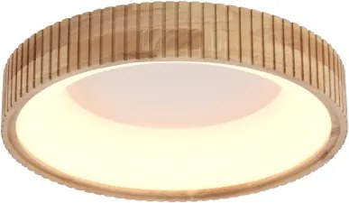 Brilagi - Plafonieră LED FALCON WOOD MODERN, 30W/230V, Ø 45 cm, finisaj lemn