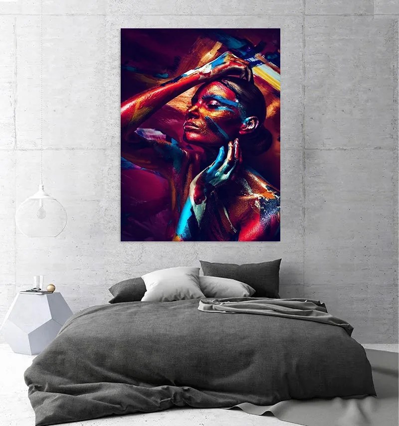 Tablou canvas Power Of Tribal Color 90x60 cm
