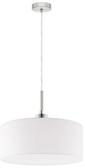 Eglo - Pendul LED TUNJA pe cablu 1xE27/60W/230V alb