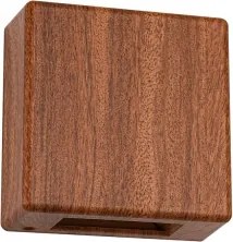 Brilagi - Aplica de perete LED pentru exterior DOUBLERAY LED/6W/230V cu decor din lemn IP54