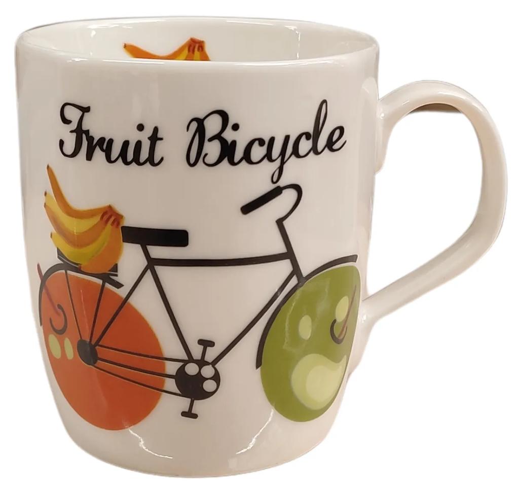 Cană 270ml,  cu bicicletă din fructe