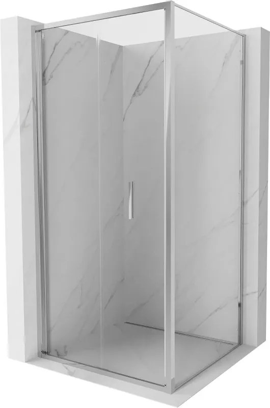 Mexen Exo cabină de duș pliabilă 85 x 85 cm, transparent, crom - 816-085-085-01-00