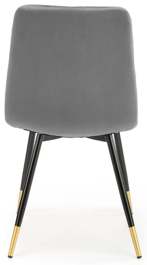 Scaun de bucaterie Pascal, gri/negru