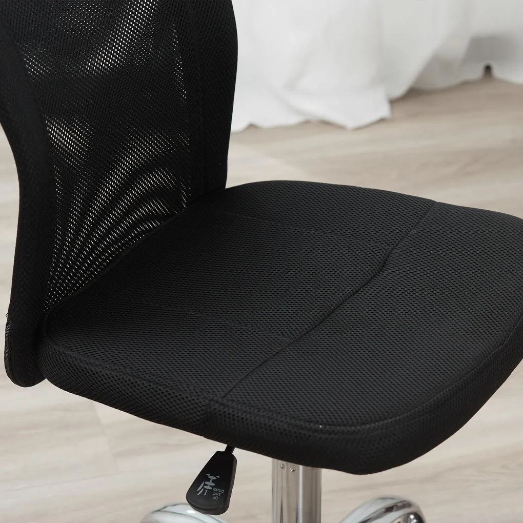 Scaun Birou Fara Roti Vinsetto Scaun de Birou Ergonomic Rotativ Fara Cotiere, Inaltime ...