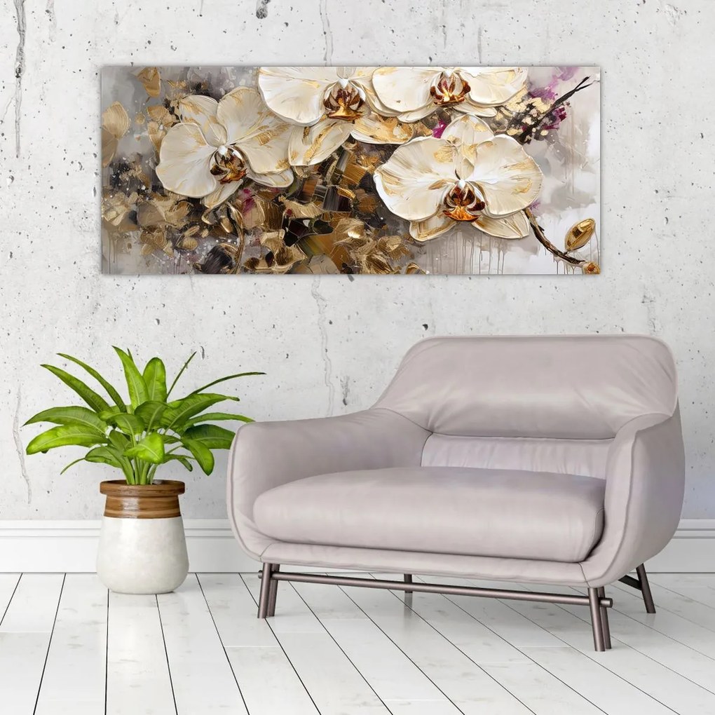 Tablou - Orhidee (120x50 cm)