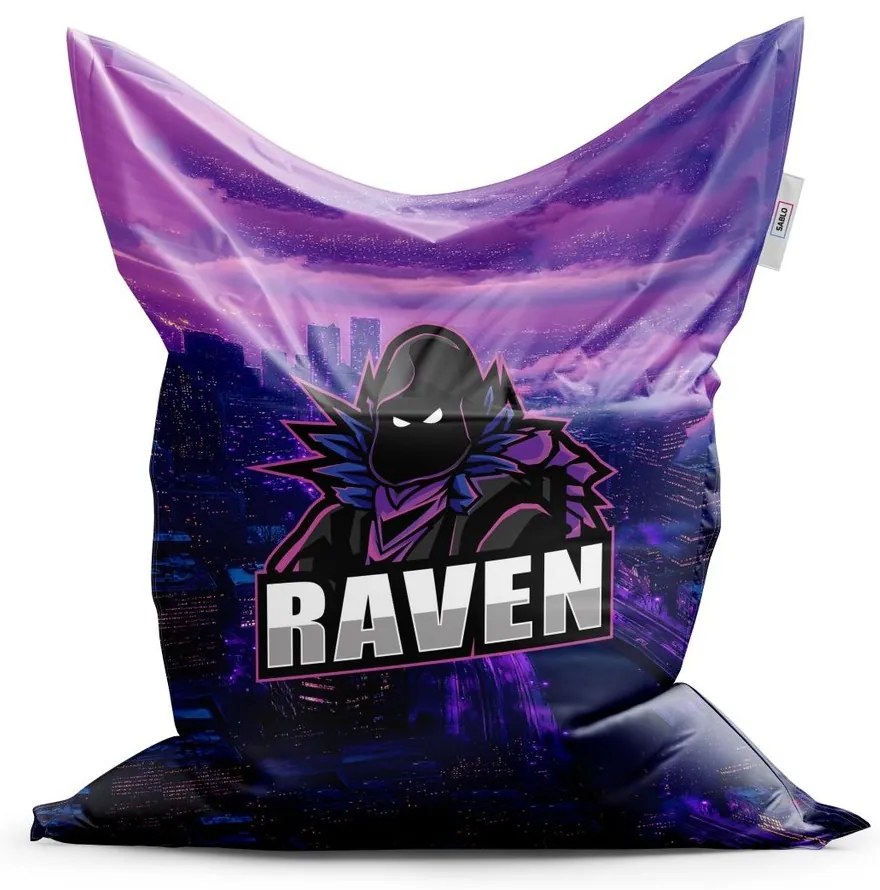 Sac de șezut Classic Fortnite RAVEN oraș steampunk - pentru copii, violet
