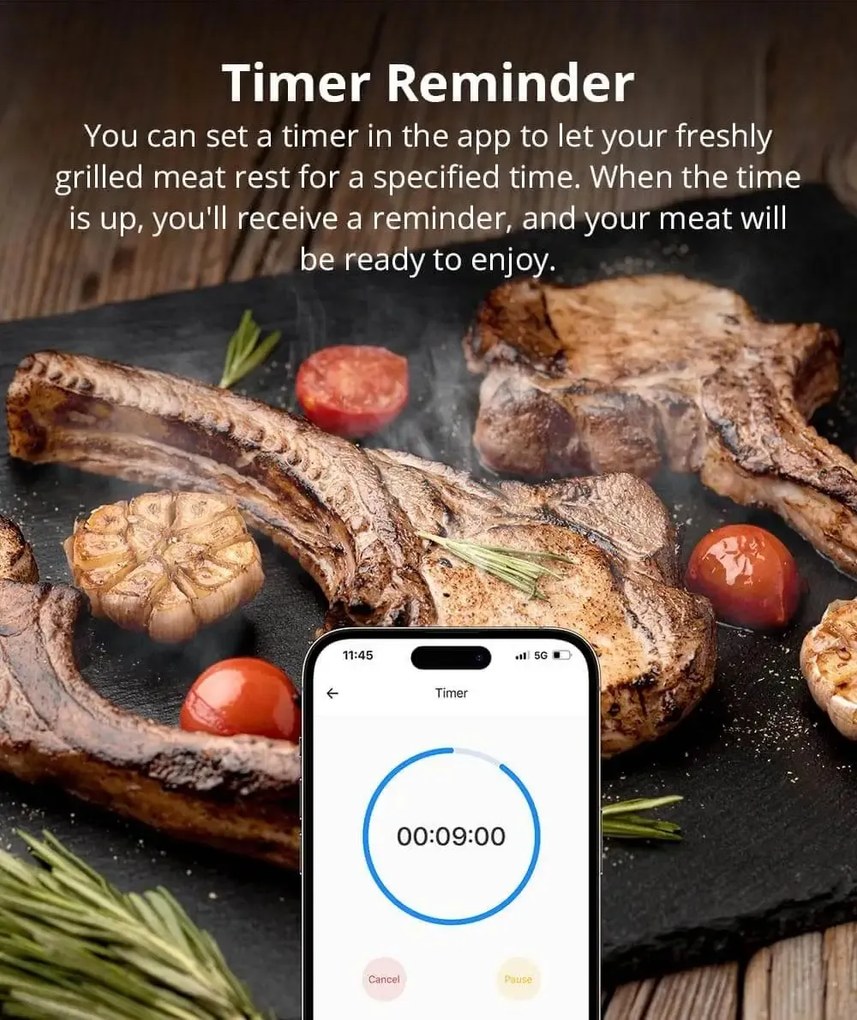 SONOFF BBQ Termometru smart pentru carne BMT01