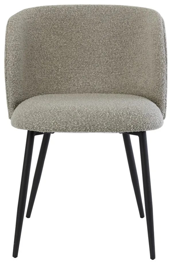 Scaun de sufragerie gri tapițat Elyna – Light &amp; Living
