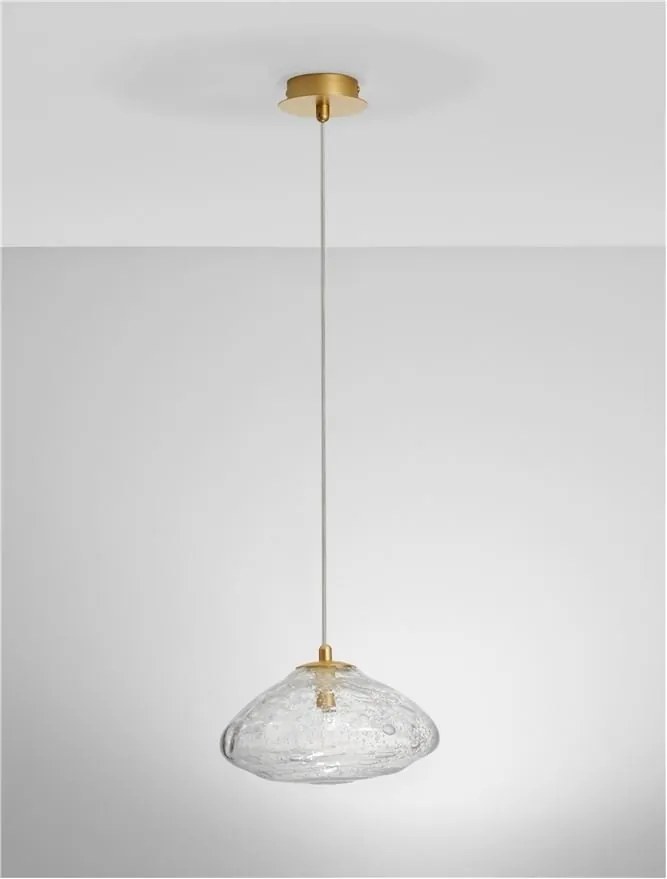 Pendul modern design decorativ KING auriu D-26cm
