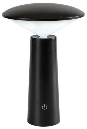 Lampă LED tactilă reîncărcabilă dimabilă de masă Rabalux 77147 POLPERRO LED/3W/3,7V 1200mAh negru