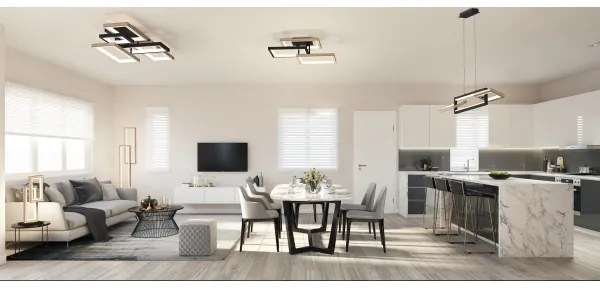 Wofi 9022-306M MATERA LED plafonieră dimabilă 37W 230V