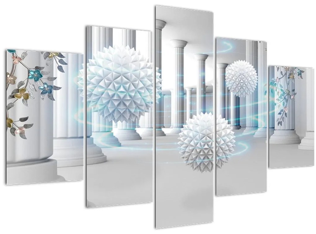 Tablou abstract în stil antic (150x105 cm)