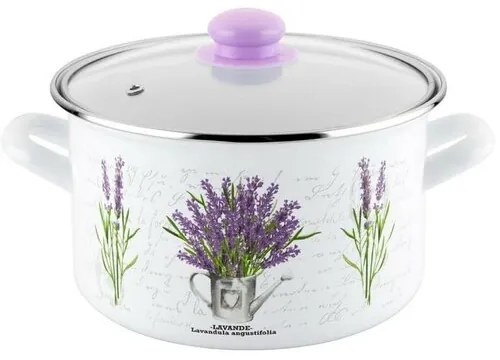 Oală smălțuită Bukiet, 3,8 l