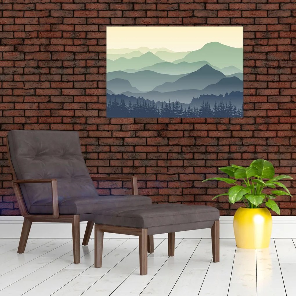 Tablou - Muntele Pădure (90x60 cm)