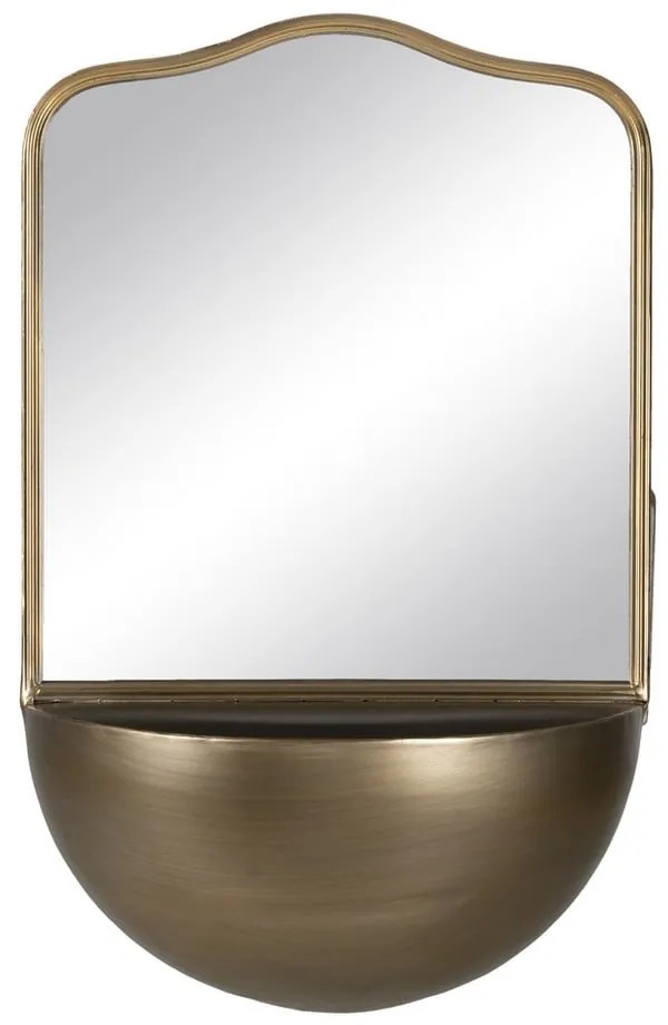 Oglindă de perete cu raft 37x40 cm – Ixia