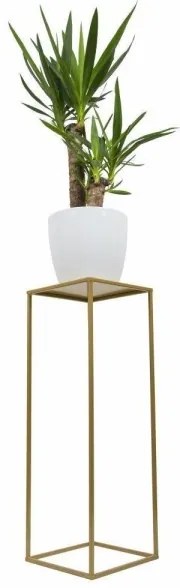 Suport pentru flori 70x24 cm, culoare aurie