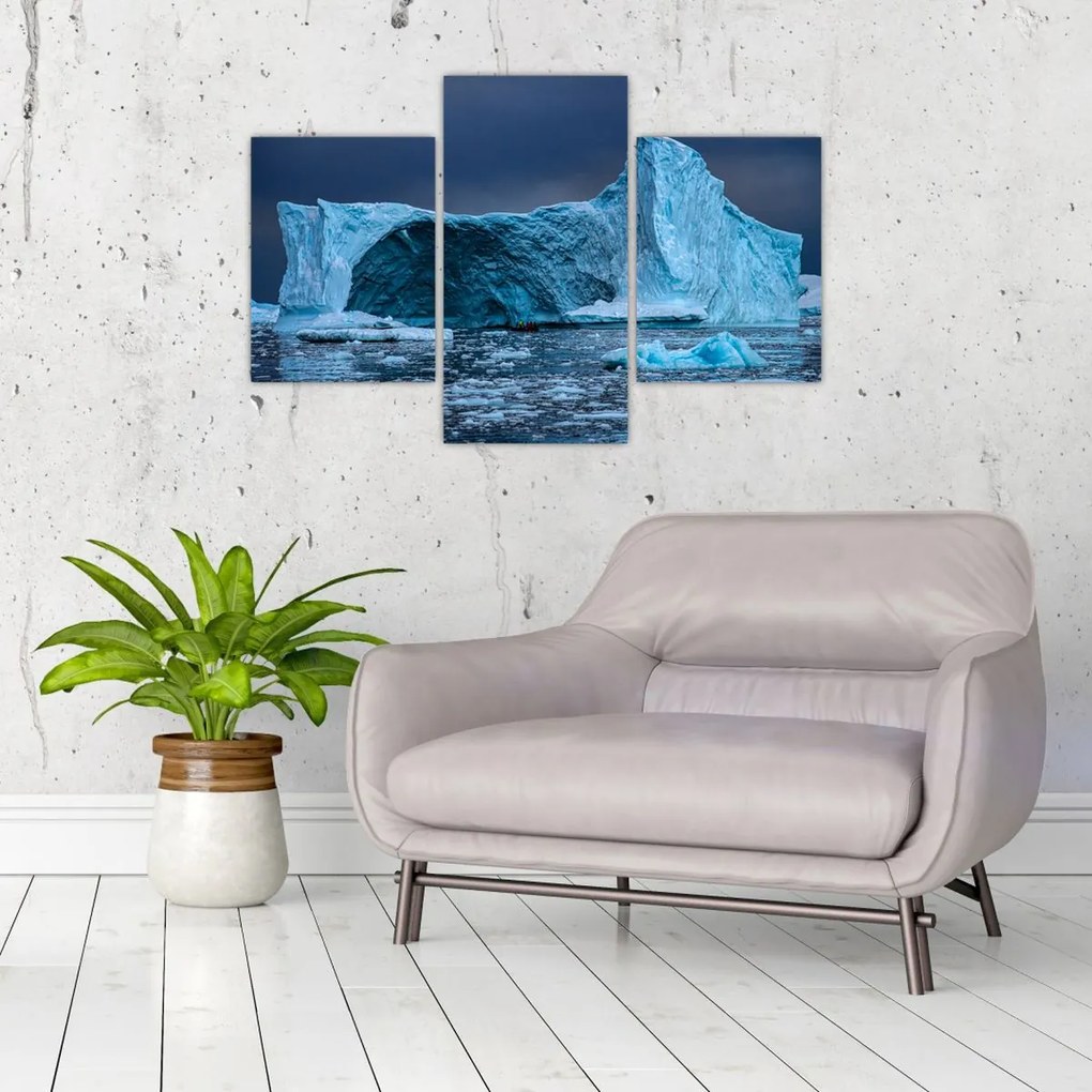 Tablou - Peștera de gheață (90x60 cm)