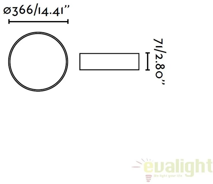 PLAFONIERA LED BAIE protectie IP44 VUK 64188