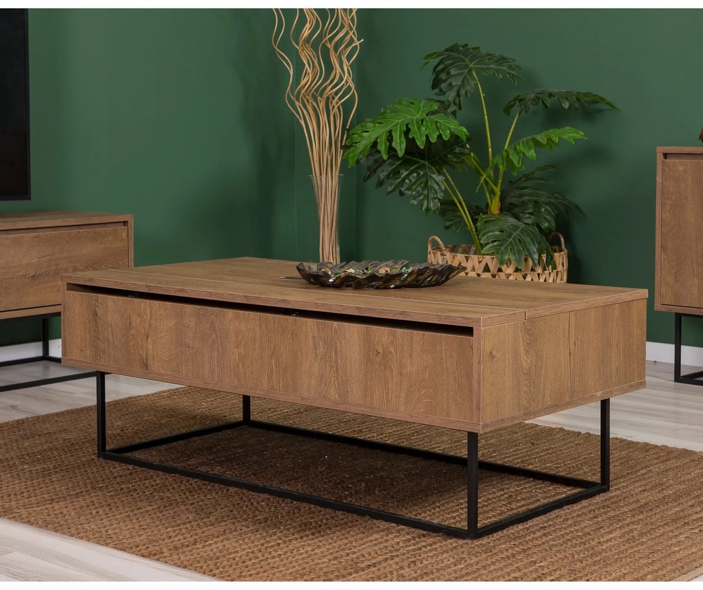Mobilier living Lexuna 9 (Nuc + Negru). 1089159
