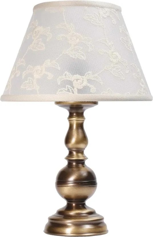 Lampa de masa clasic elegant din alama masiva Flemish