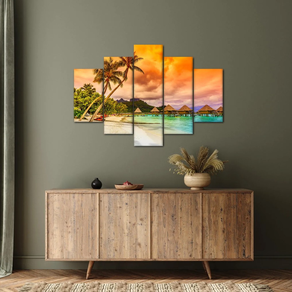 Tablou - Insula Bora Bora (150x105 cm)