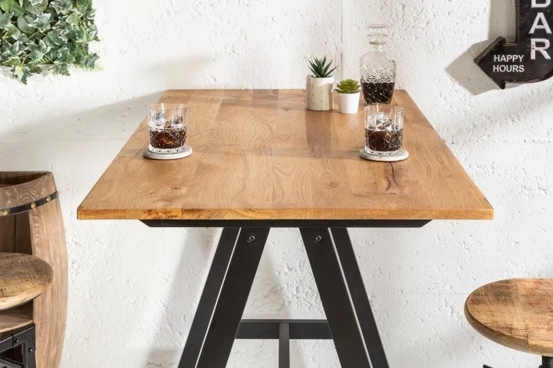 Masa de bar design industrial Castle 120cm