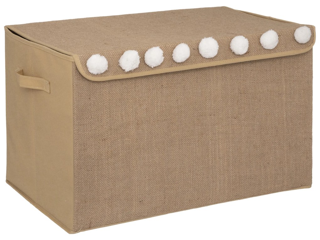 Cufar pentru jucarii, iuta, 57 x 36 x 36 cm