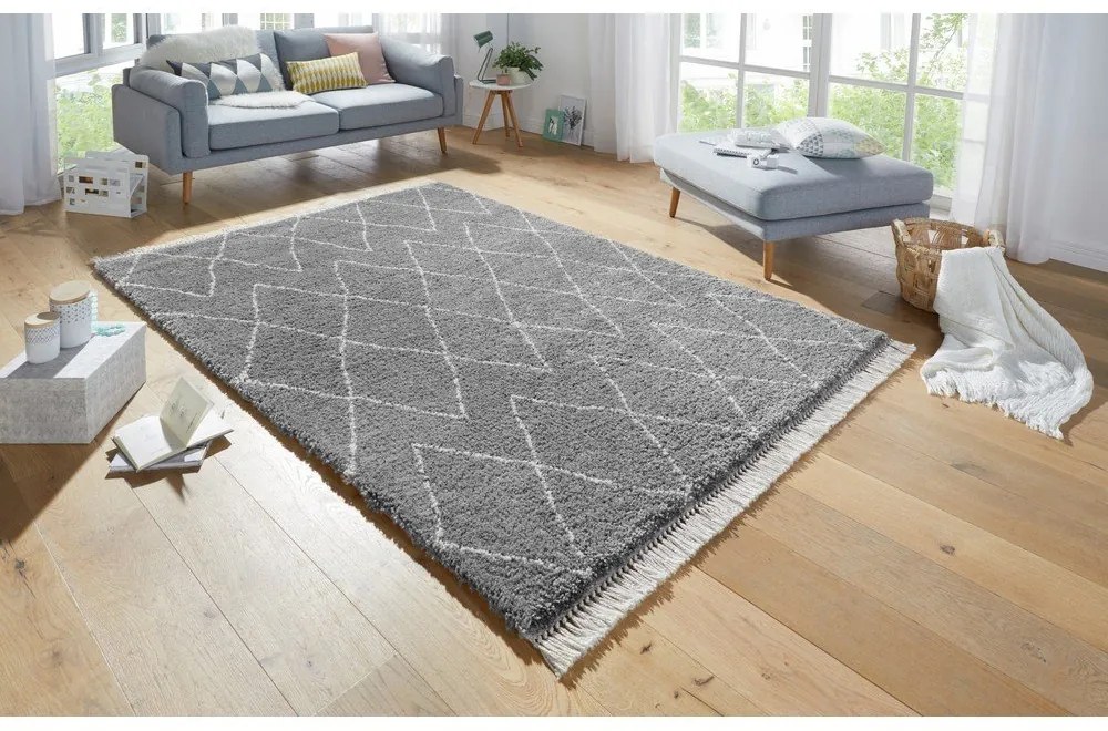 Covor Mint Rugs Jade, 80 x 150 cm, gri