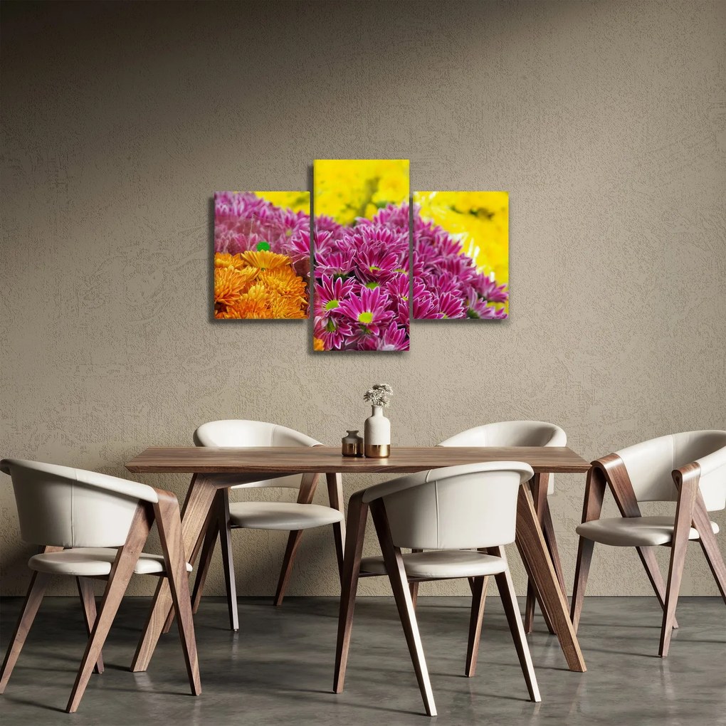 Tablou cu floarea roz (90x60 cm)