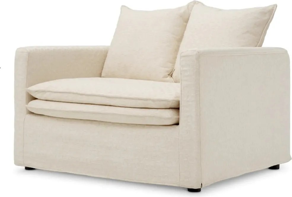 Fotoliu design LUX Montgomery, Sunbeam off-white