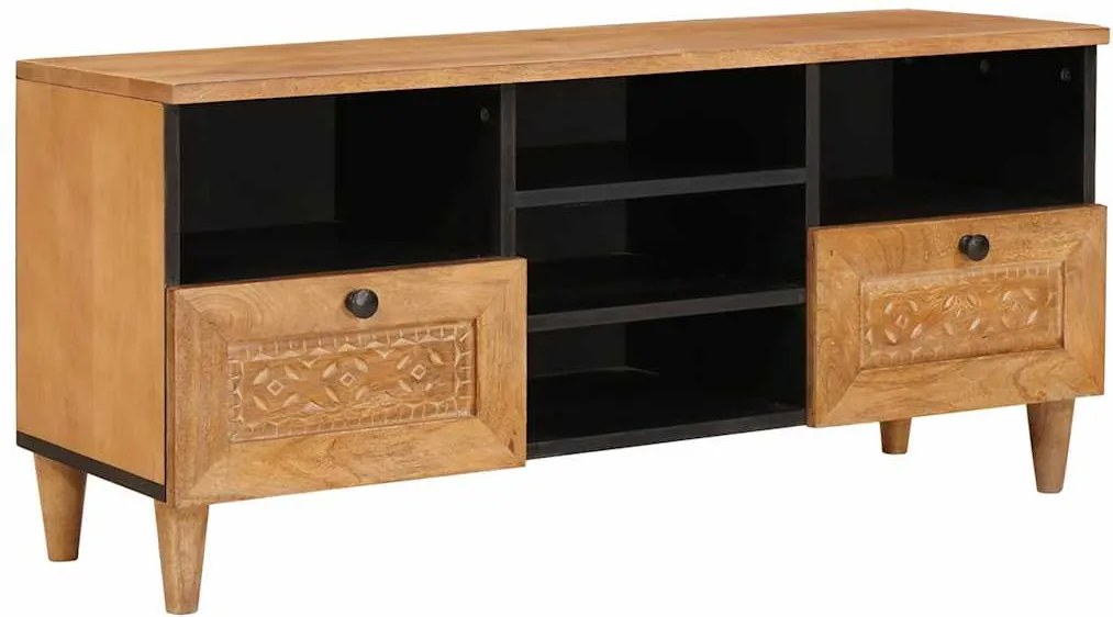 vidaXL Unități TV cu raft Maro deschis 100 x 33 x 46 cm Lemn compozit