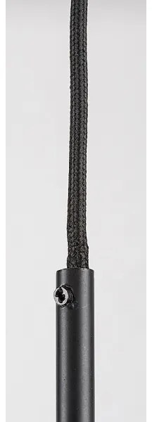 Lustră pe cablu KALEVI 1xGU10/50W/230V transparent/negru Rabalux 72047