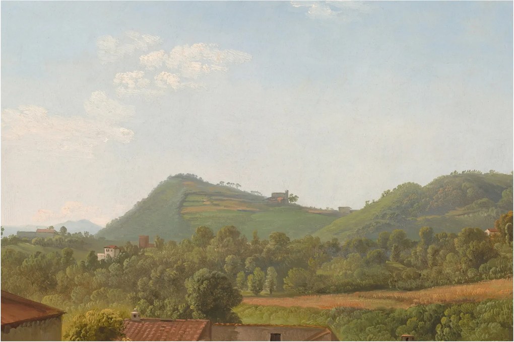 Tablou - Simon Denis, View Near Naples, reproducere (90x60 cm)
